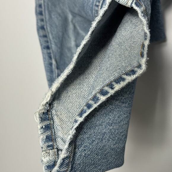 VTG 80-90s Levi’s 505 Jeans W36 L31 USA Made Red Tab Red Batwing Label Straight - Picture 13 of 16